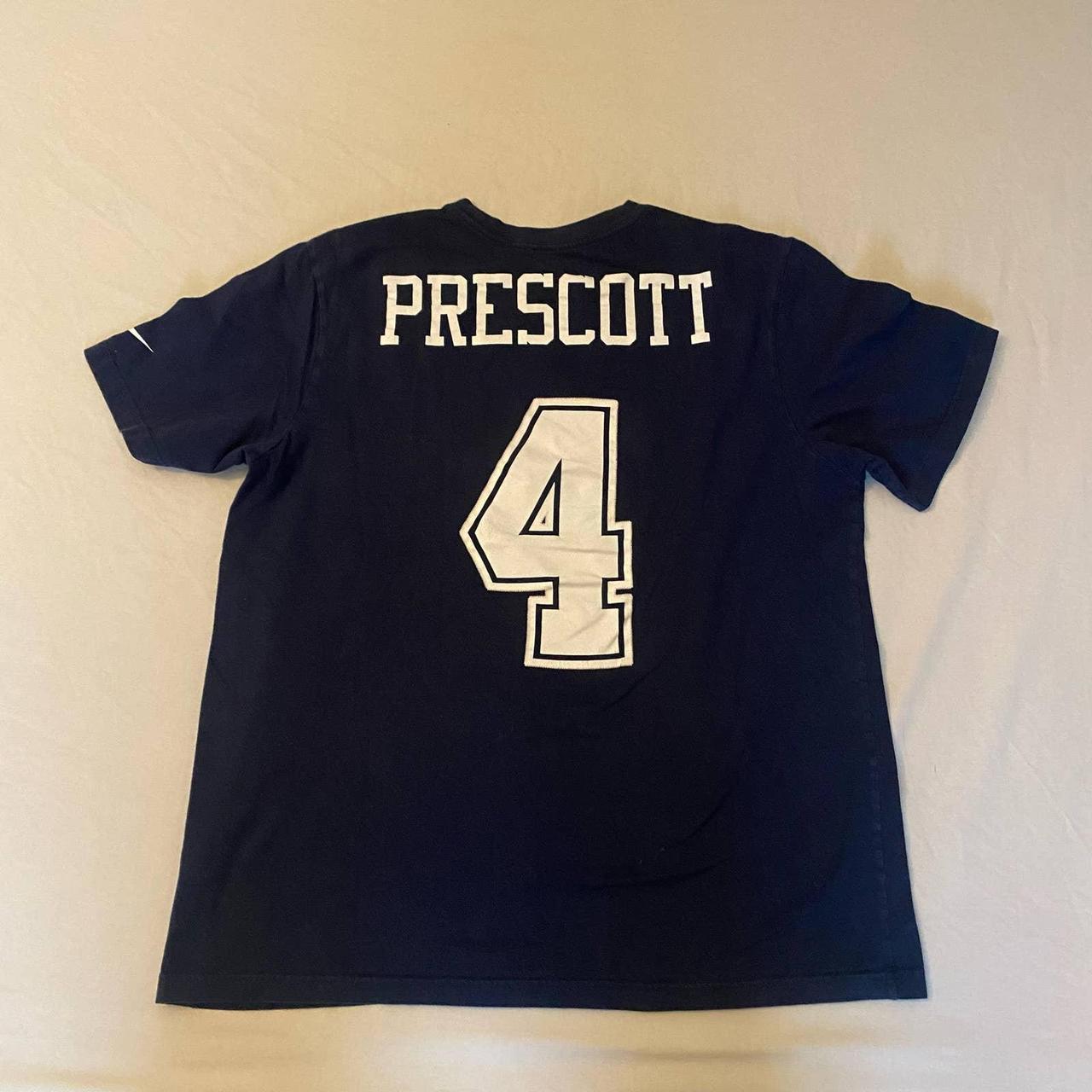 womens dallas cowboys dak prescott jersey authentic - Depop