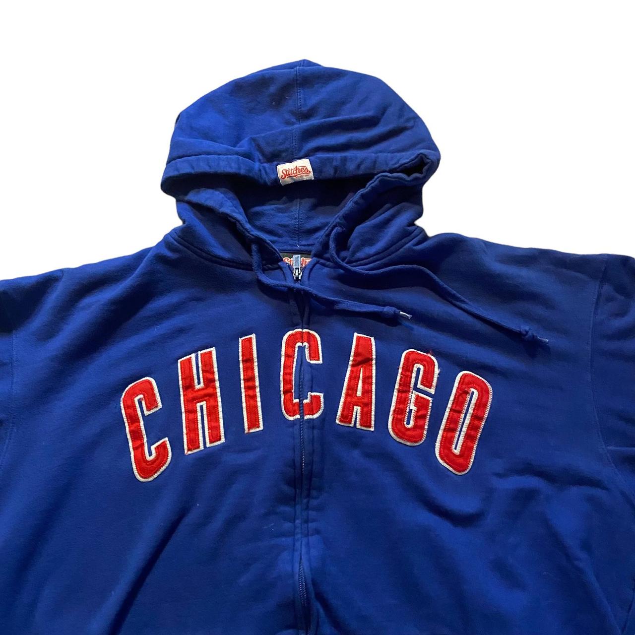 Cubs Youth Blue Hoodie2