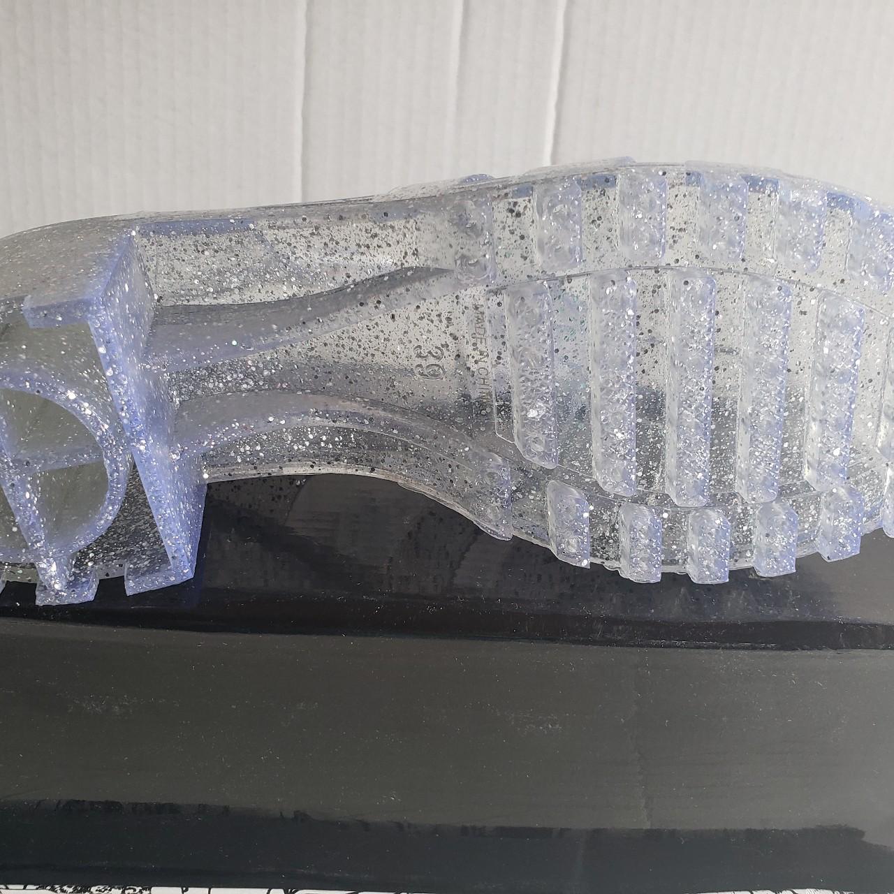 80's lace up jelly sandals