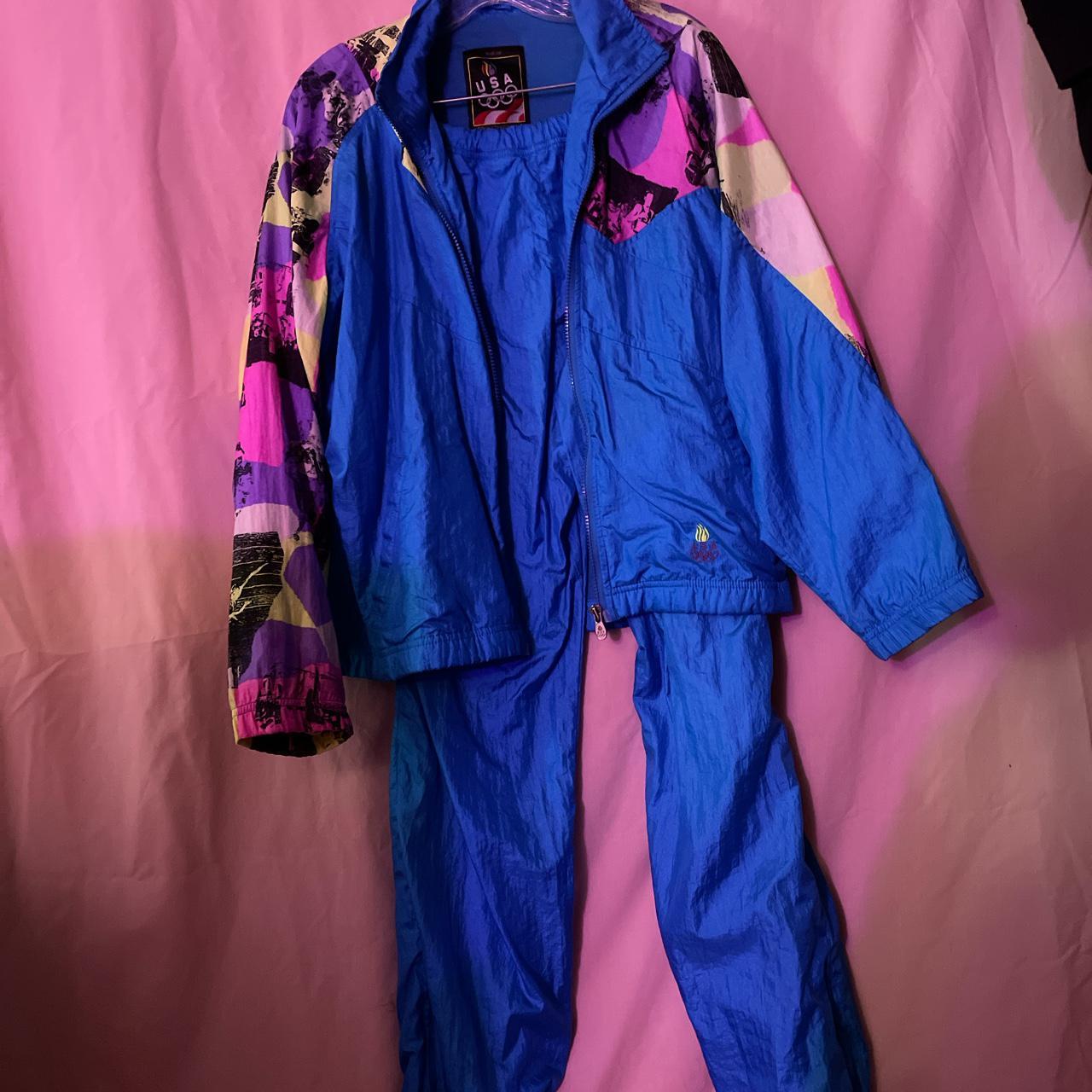 Vintage USA lines windbreaker suit. Great condition.... - Depop