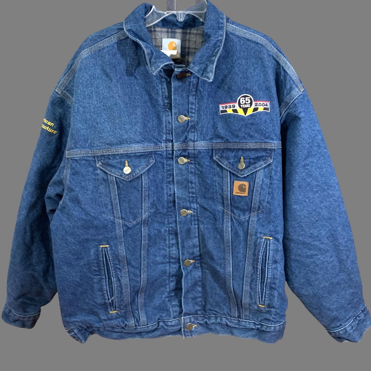carhartt denim work jacket