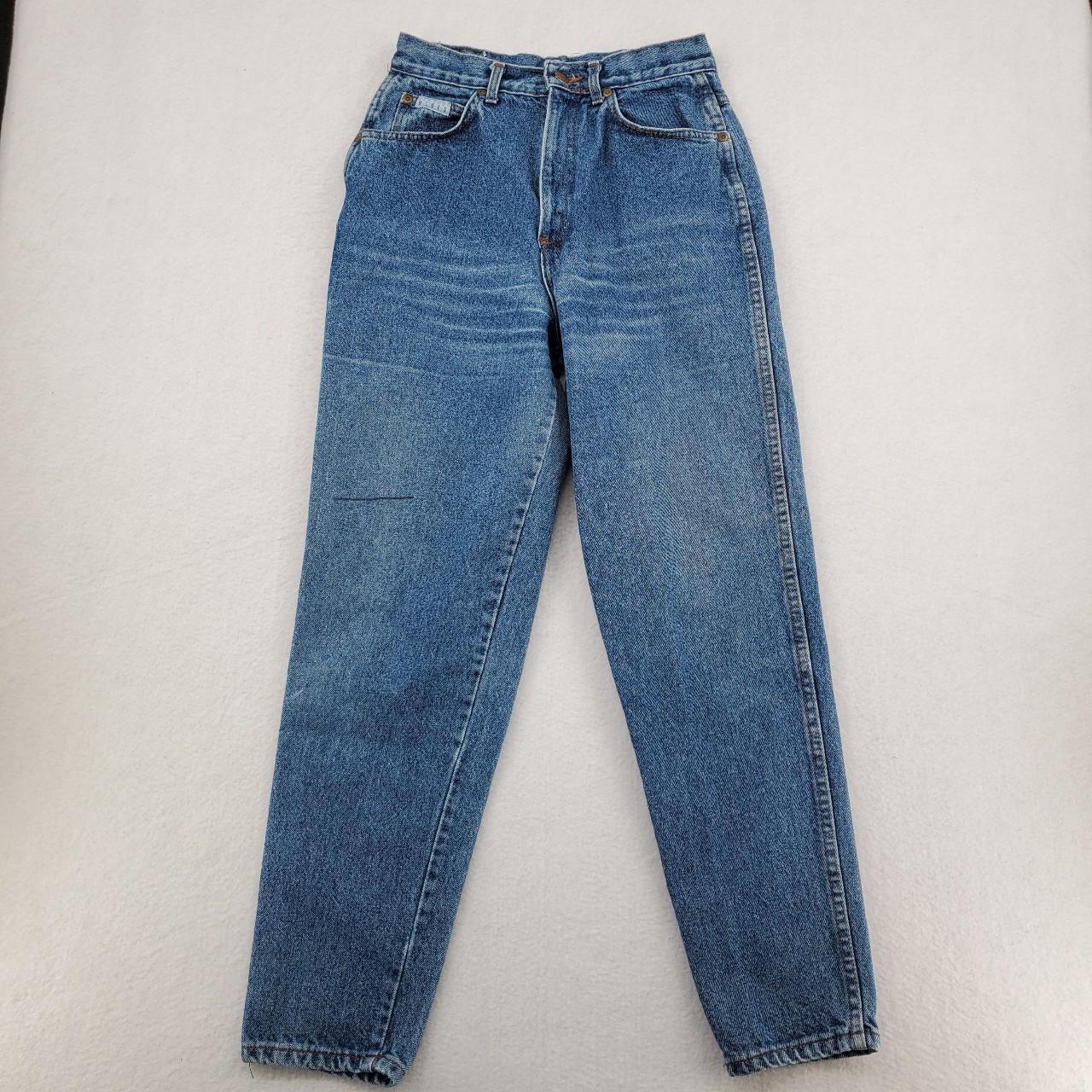 Sunset Blues High Waisted Tapered Jeans Vintage Made... - Depop