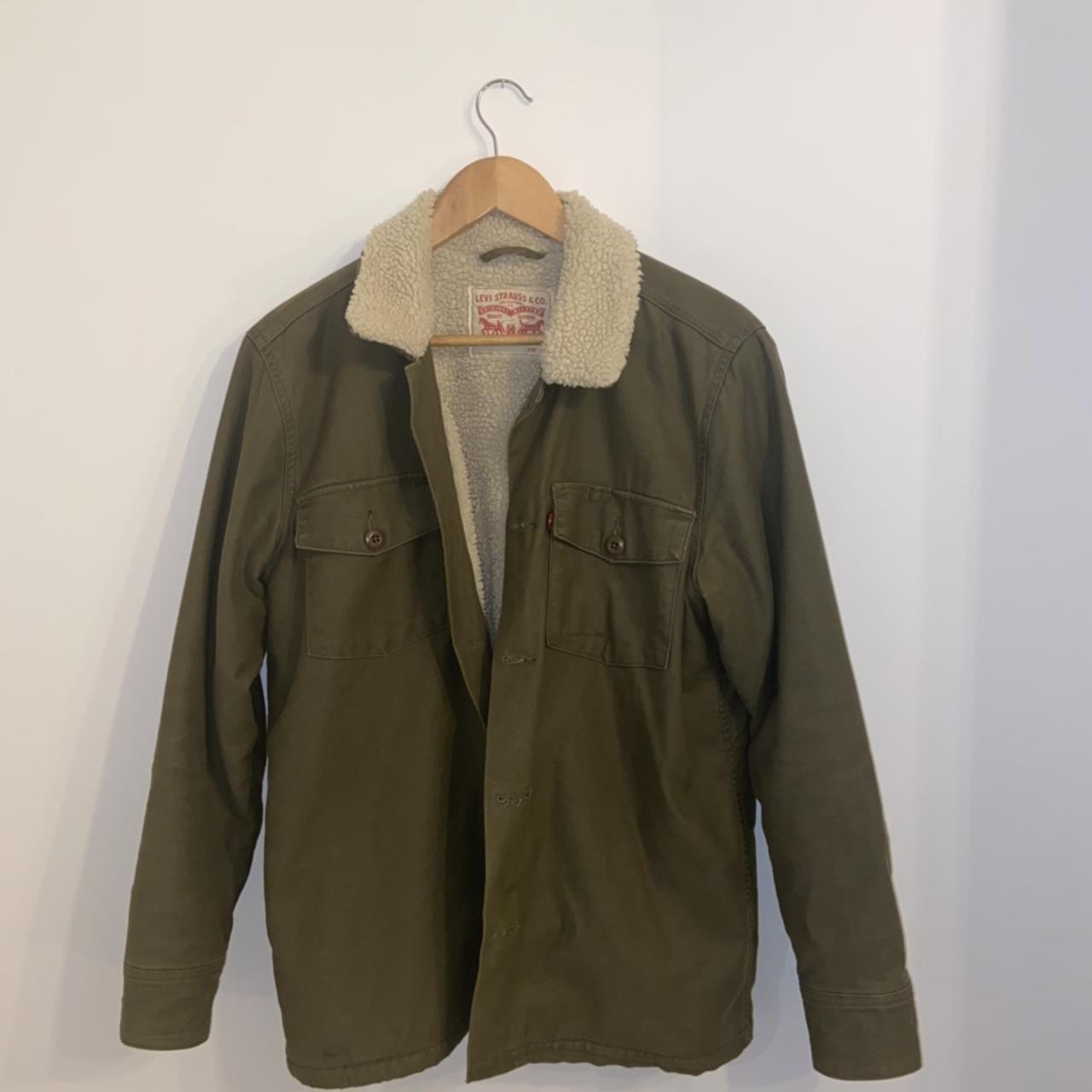 Military on sale sherpa jacket