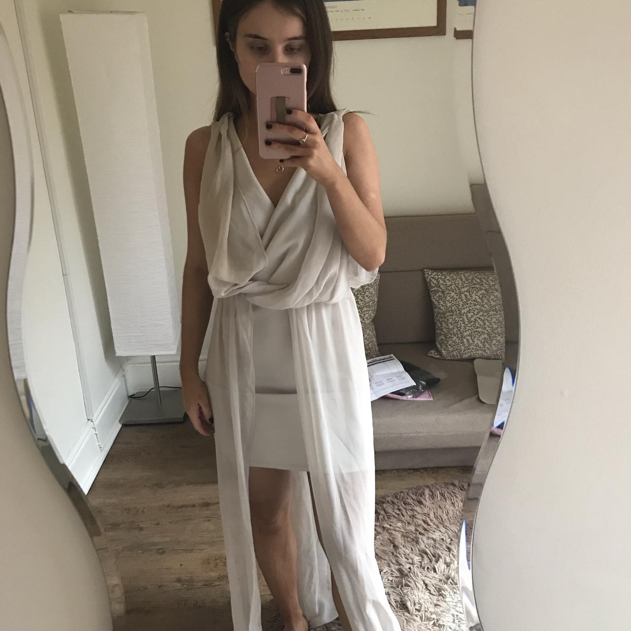 toga style dress for a greek party x asos size 4