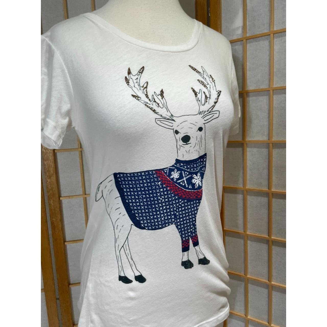 J crew reindeer sweater best sale