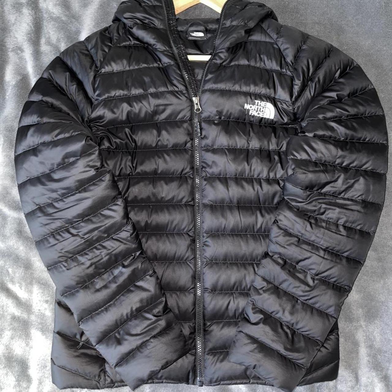 North face feather on sale jacket