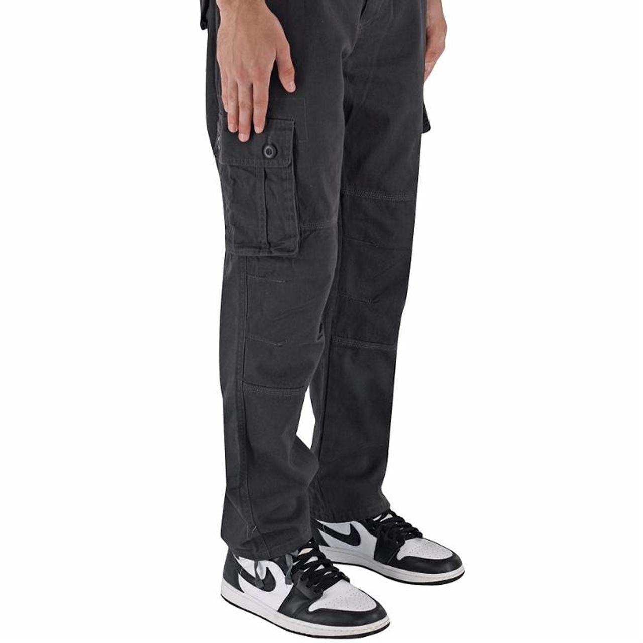 6 Pocket cargo pants grey Brand new Multiple... Depop