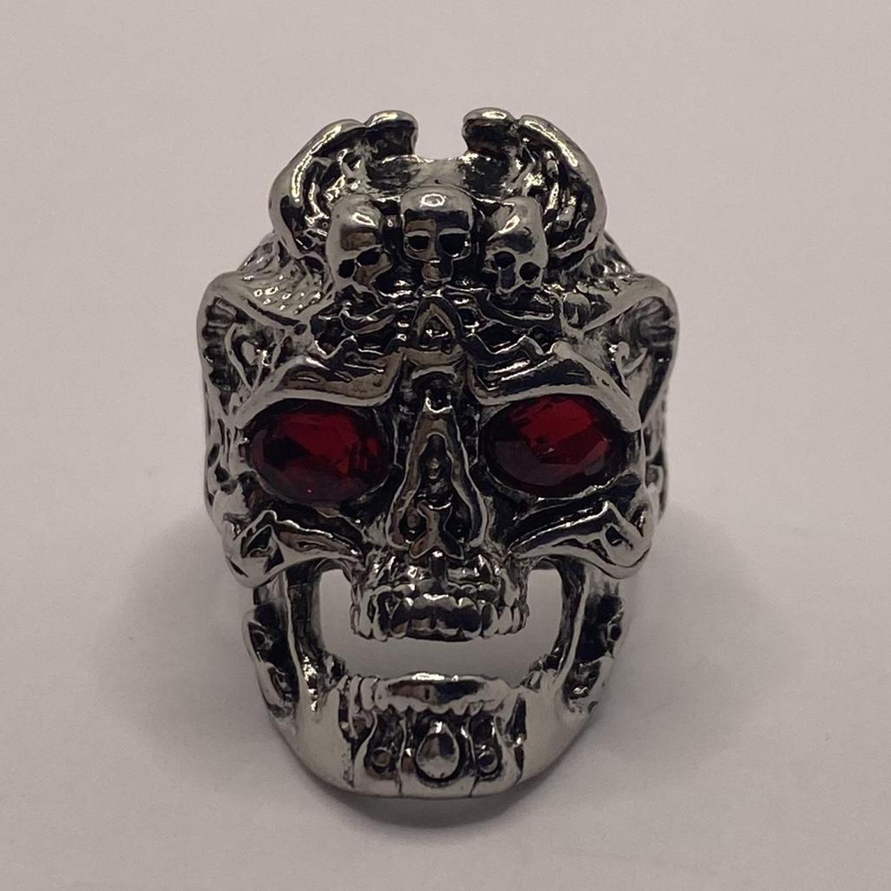 Product Image 1 - Cool red jewel eyed skull
