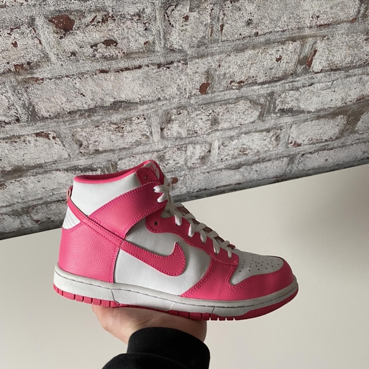 nike dunk high pink pow