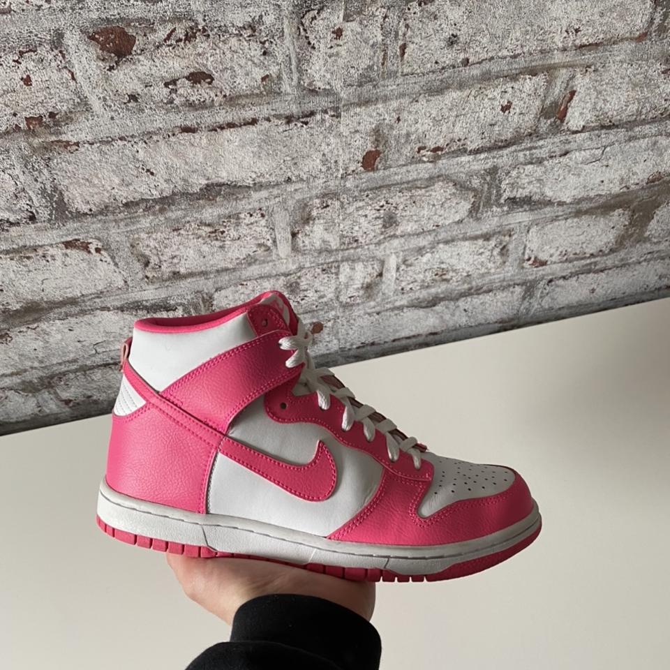 nike dunk high pink pow