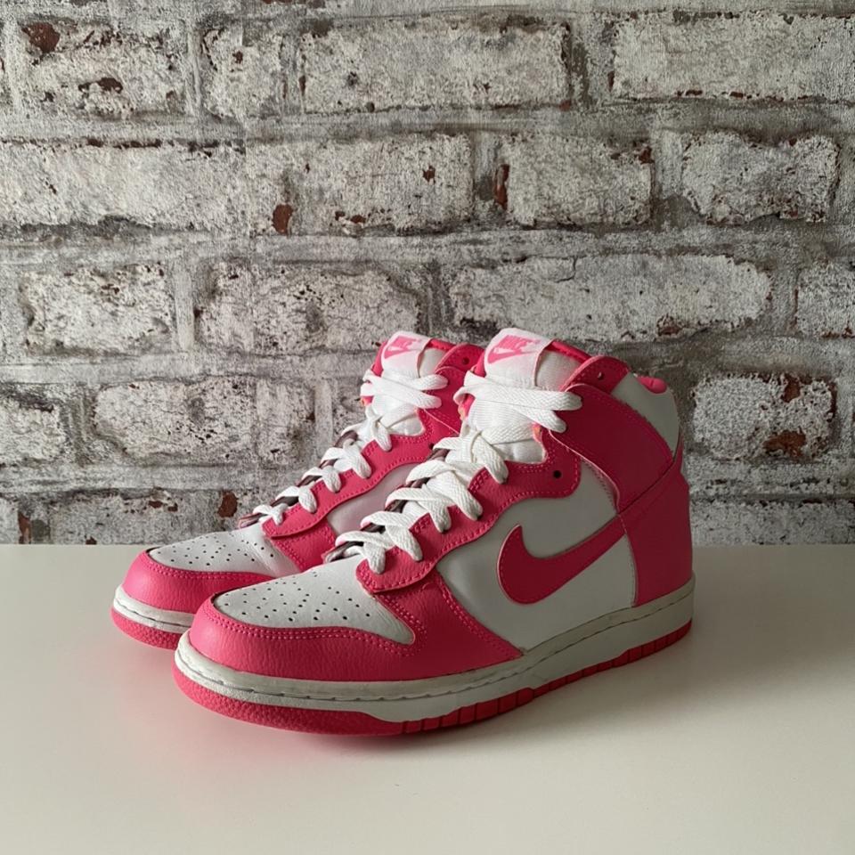 nike dunk high pink pow