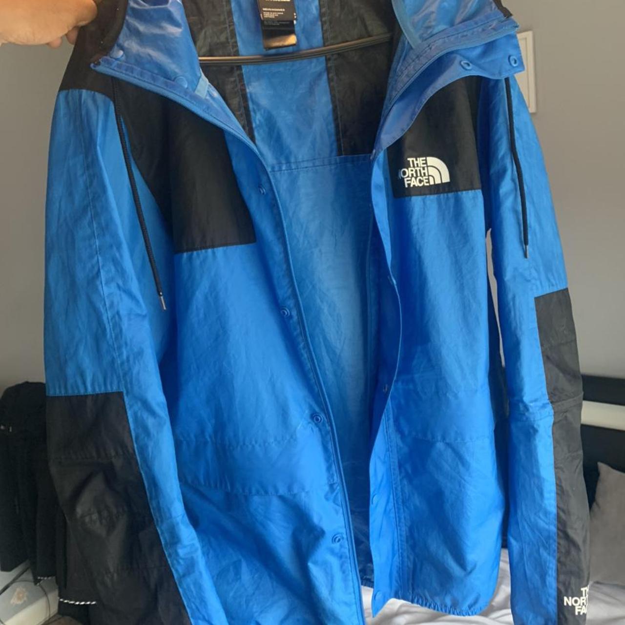 The North Face Men's Blue and Black Jacket | Depop