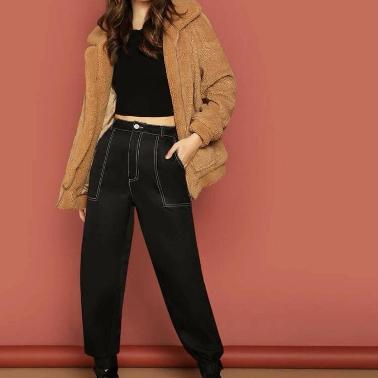 Shein caramel teddy coat, perfect condition as... Depop