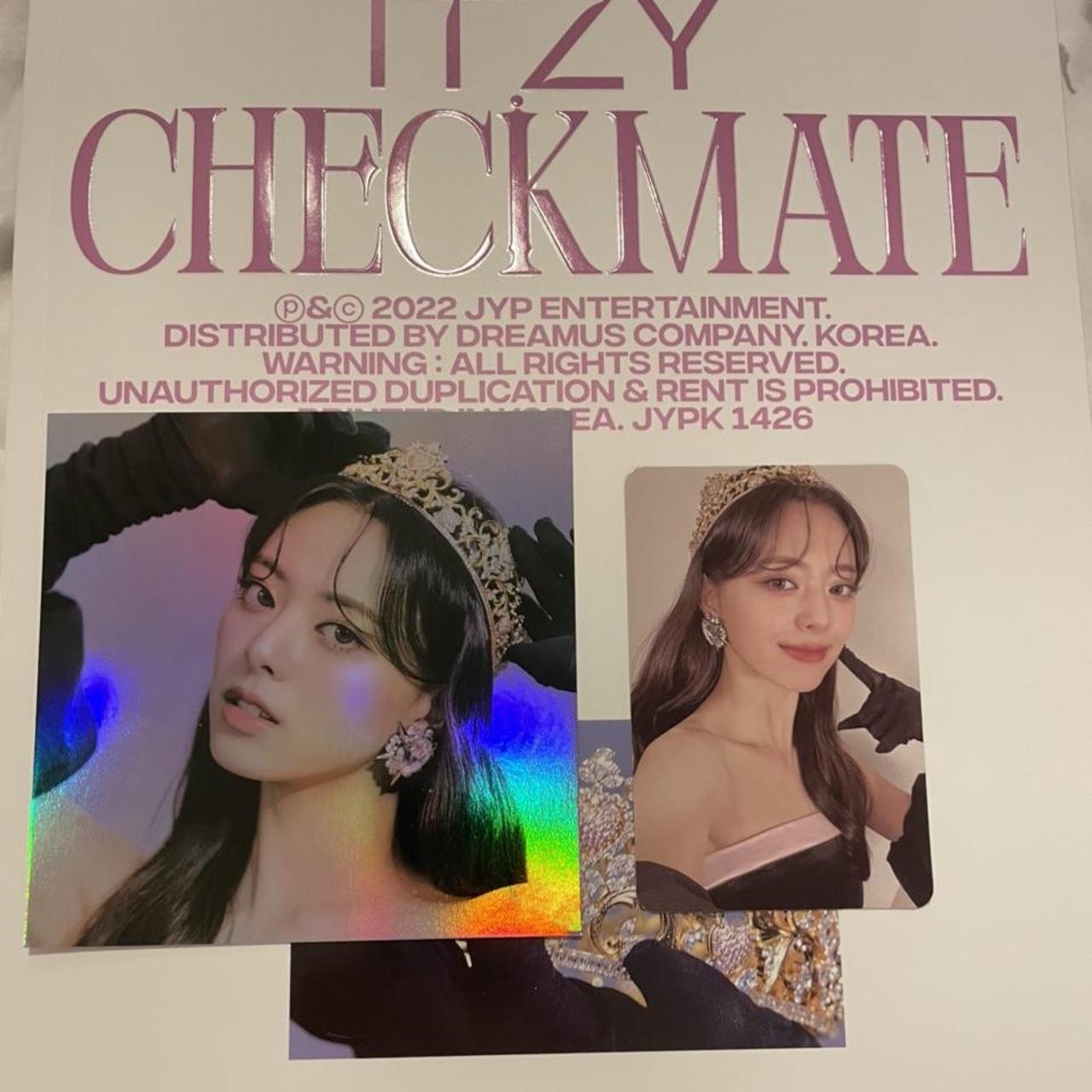 Selling my checkmate album yuna ver with yuna pc depop