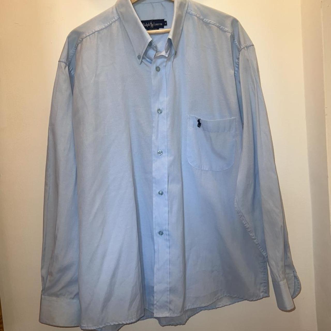 Ralph Lauren mens XL light blue shirt. - Depop