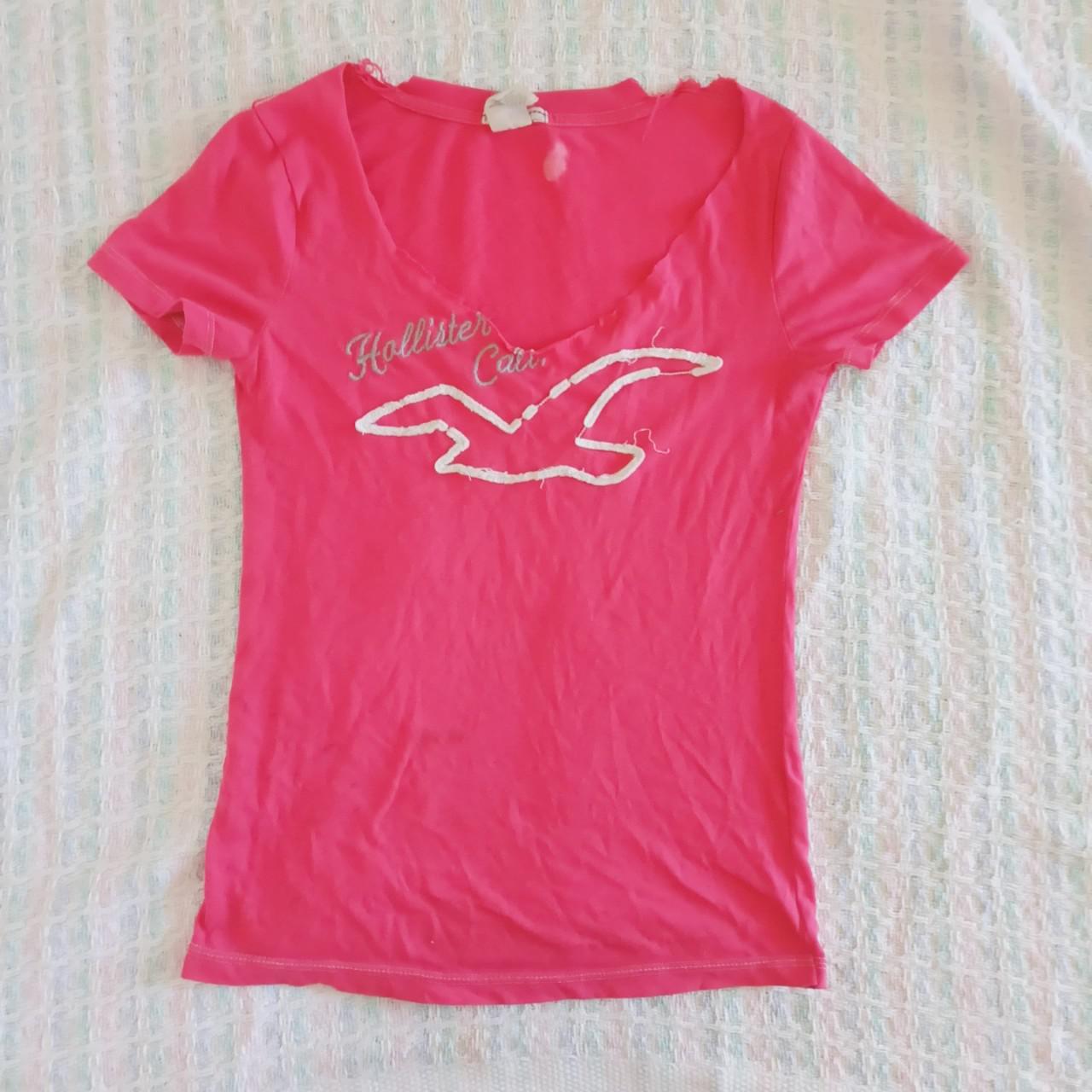 Product Image 1 - Red-ish pink Hollister Tee in