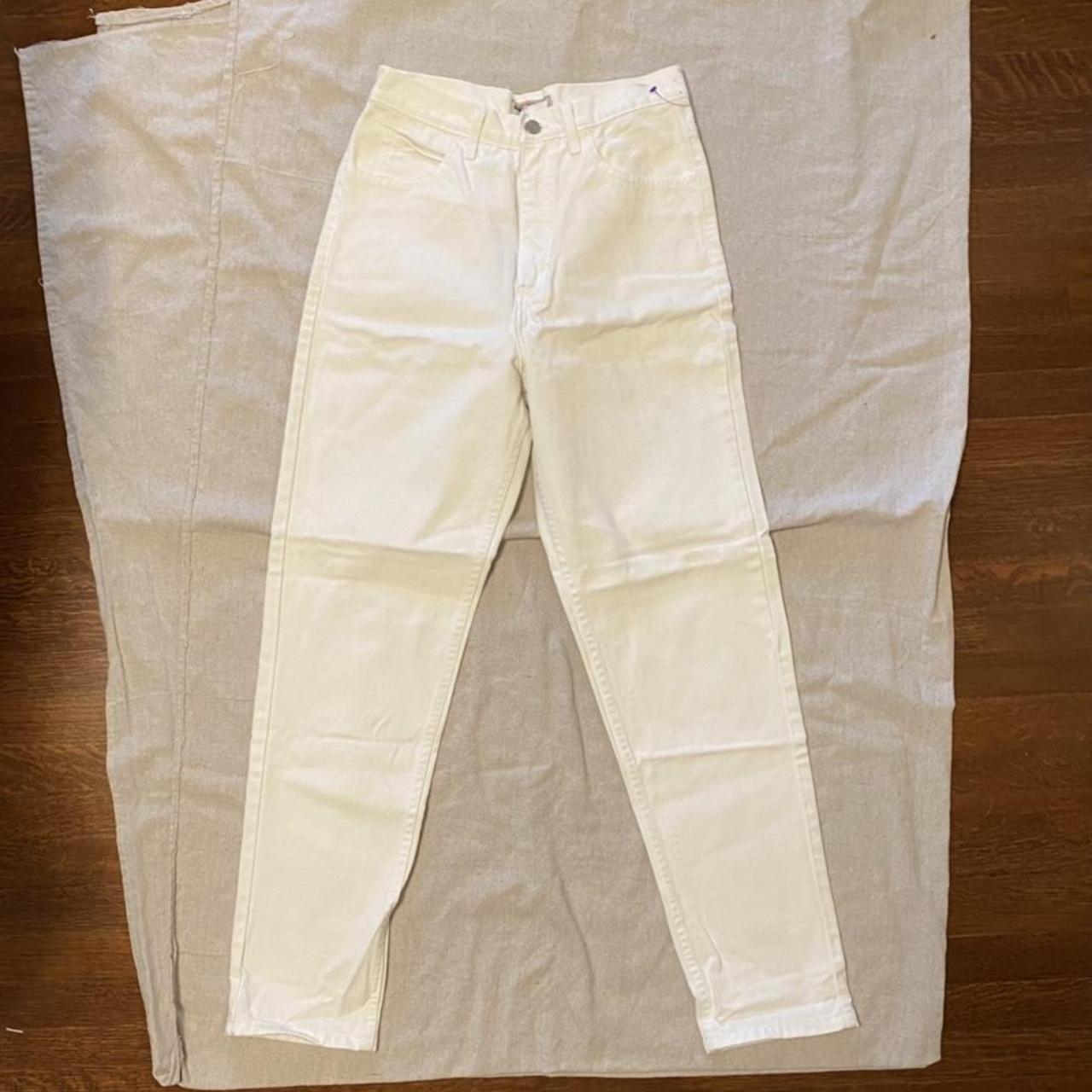 Vintage 80s white Guess jeans Great condition, with... - Depop