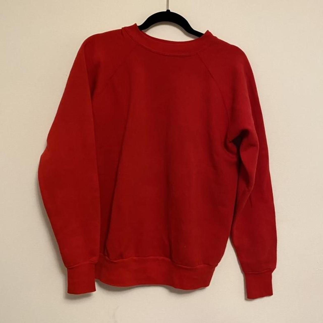 Boston Red Sweater Vintage Distressed Crewneck Retro Baseball