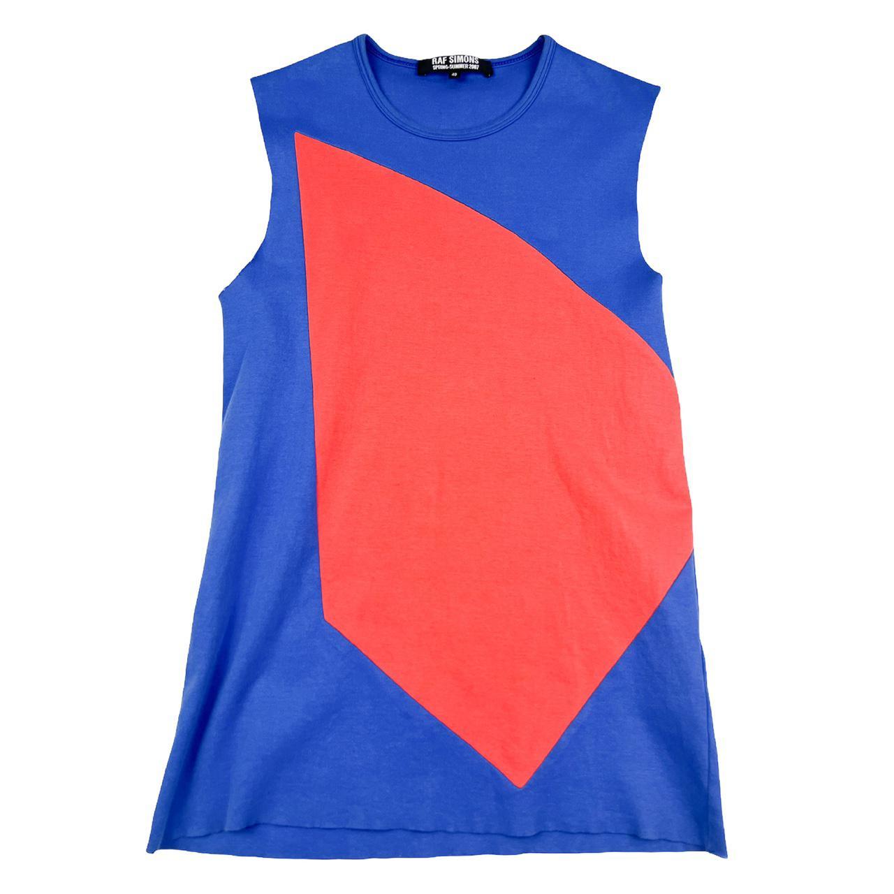 Raf Simons color blocked tank top 2007ss（RAF SIMONS