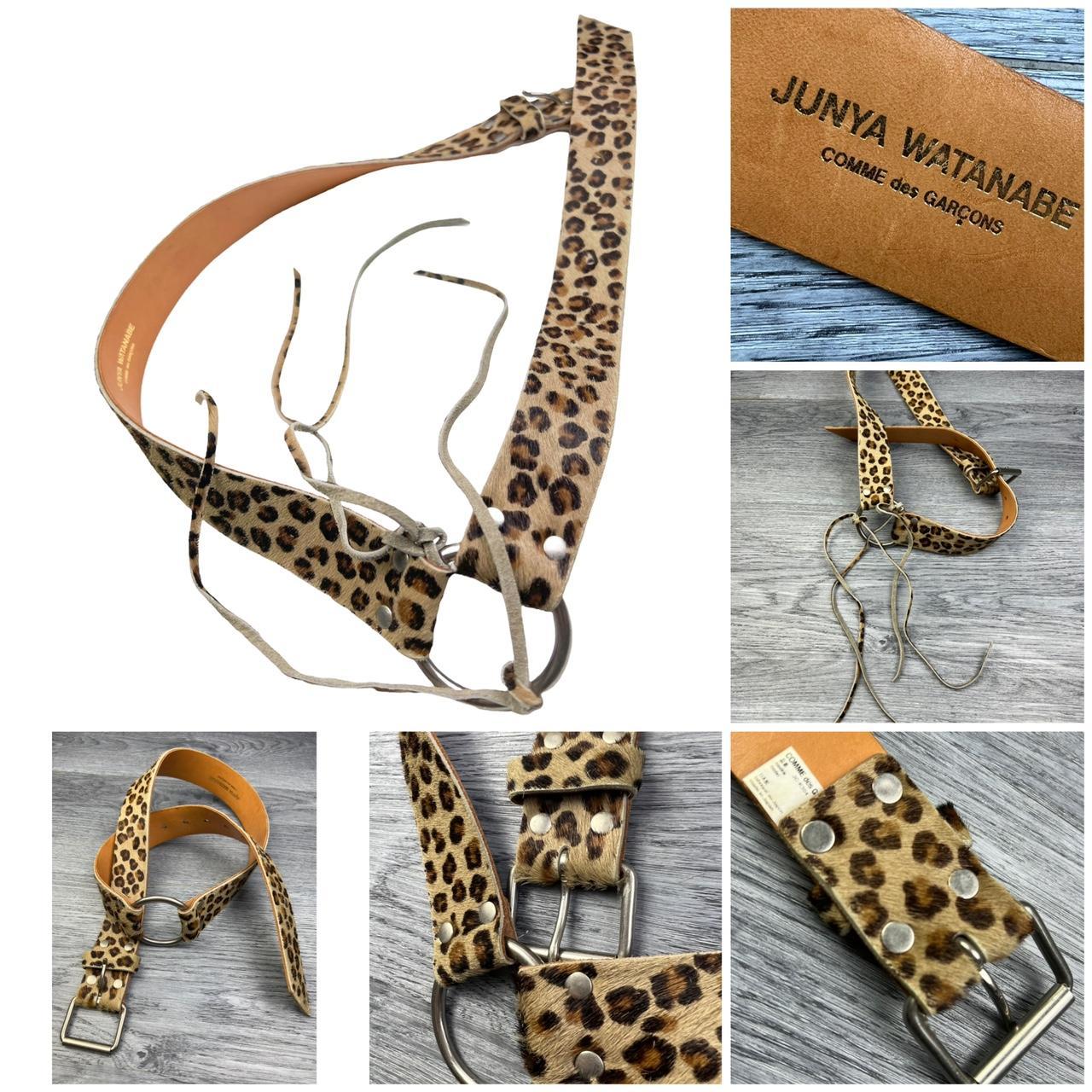 Junya Watanabe Leopard Fur Cowhide Bondage | Depop