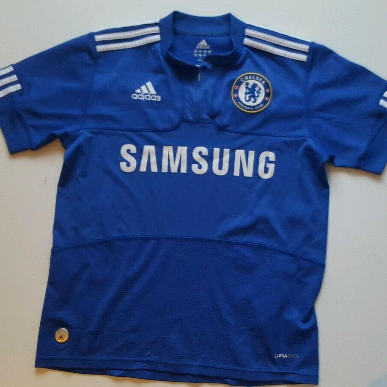 Chelsea 2009-10 home football jersey shirt. Large... - Depop