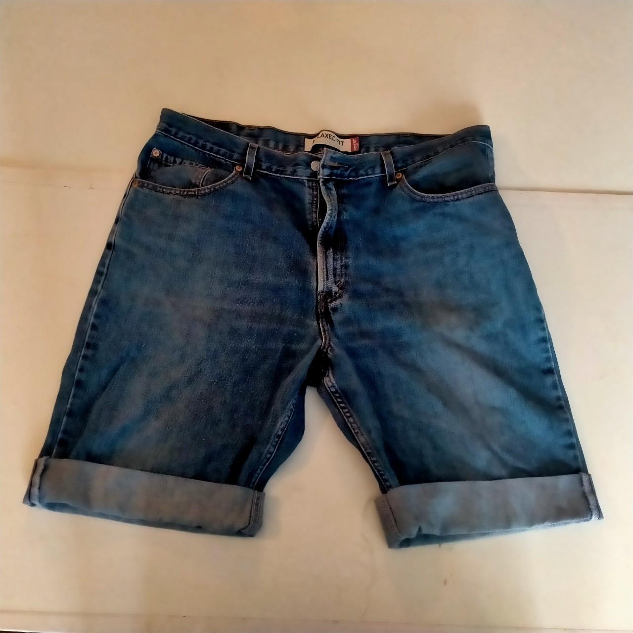 Levi's Men's Blue Shorts | Depop