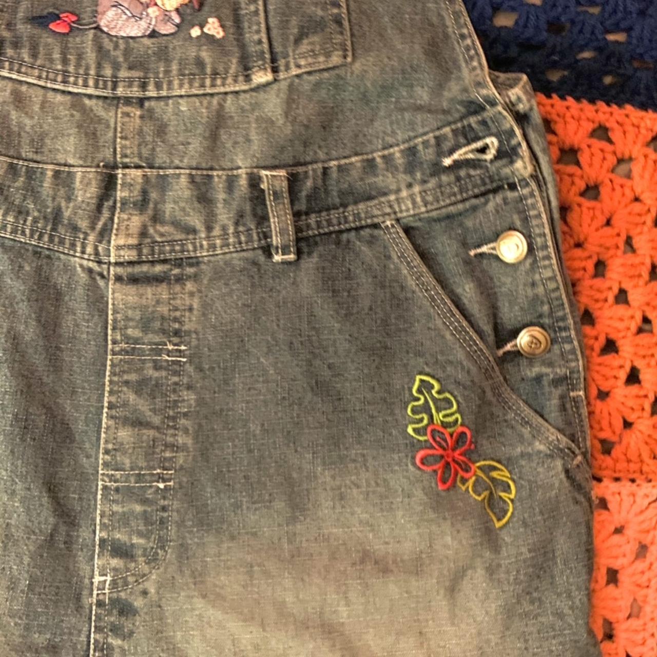 Women's Blue Dungareesoveralls Depop