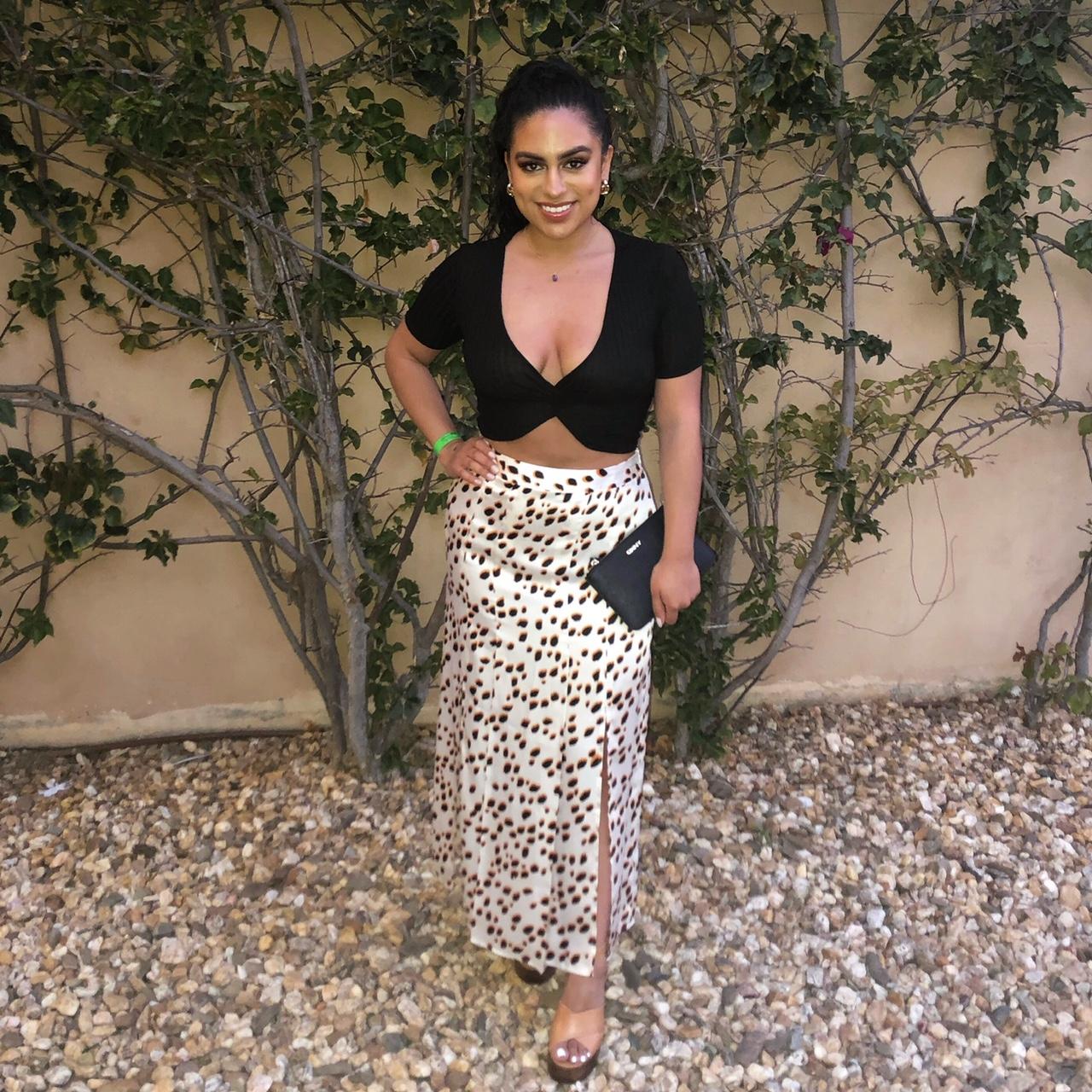 Ruched Midi Skirt Ruched Skirt River Island River Island Ombre