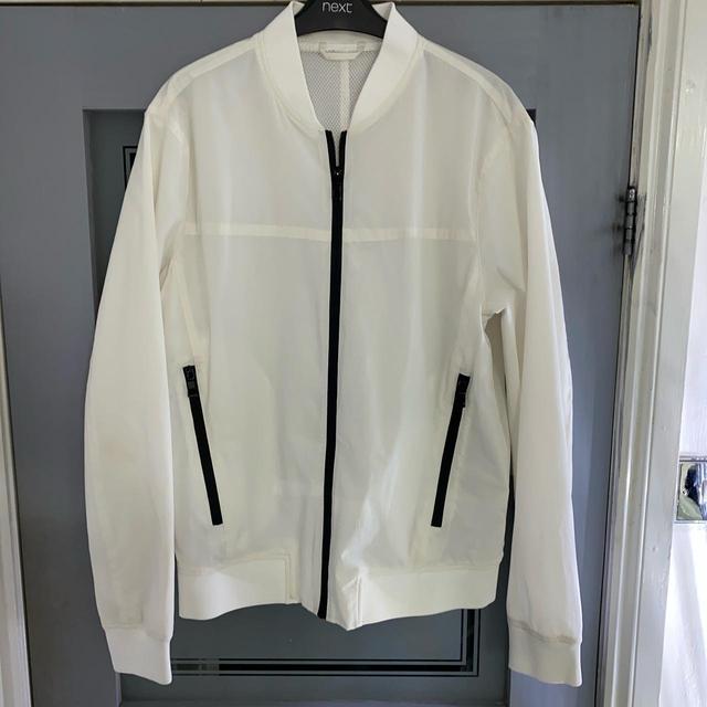 zara white bomber jacket