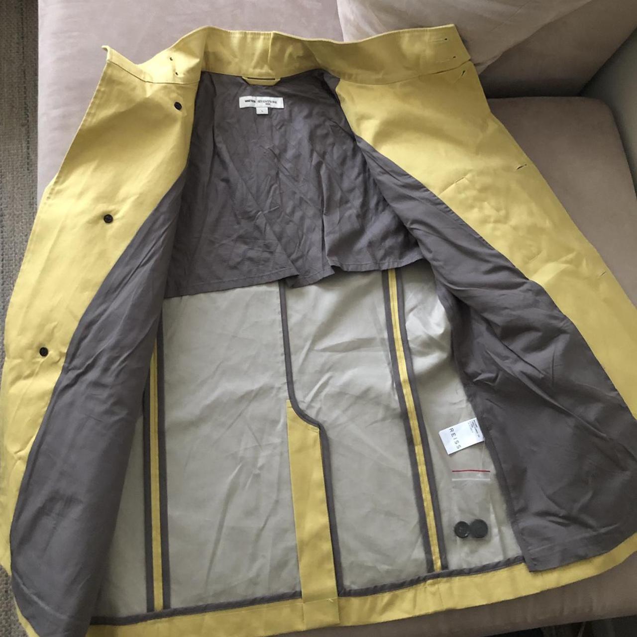 reiss yellow coat