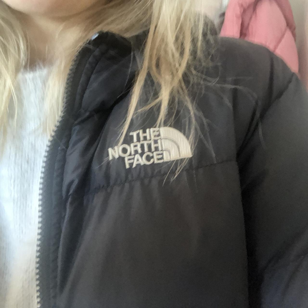 Genuine North Face Puffer Jacket. Reversible with - Depop