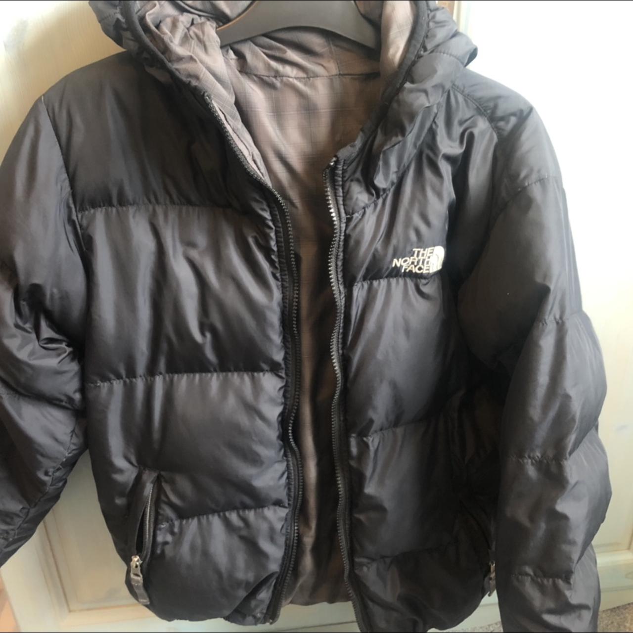 Genuine North Face Puffer Jacket. Reversible with... - Depop