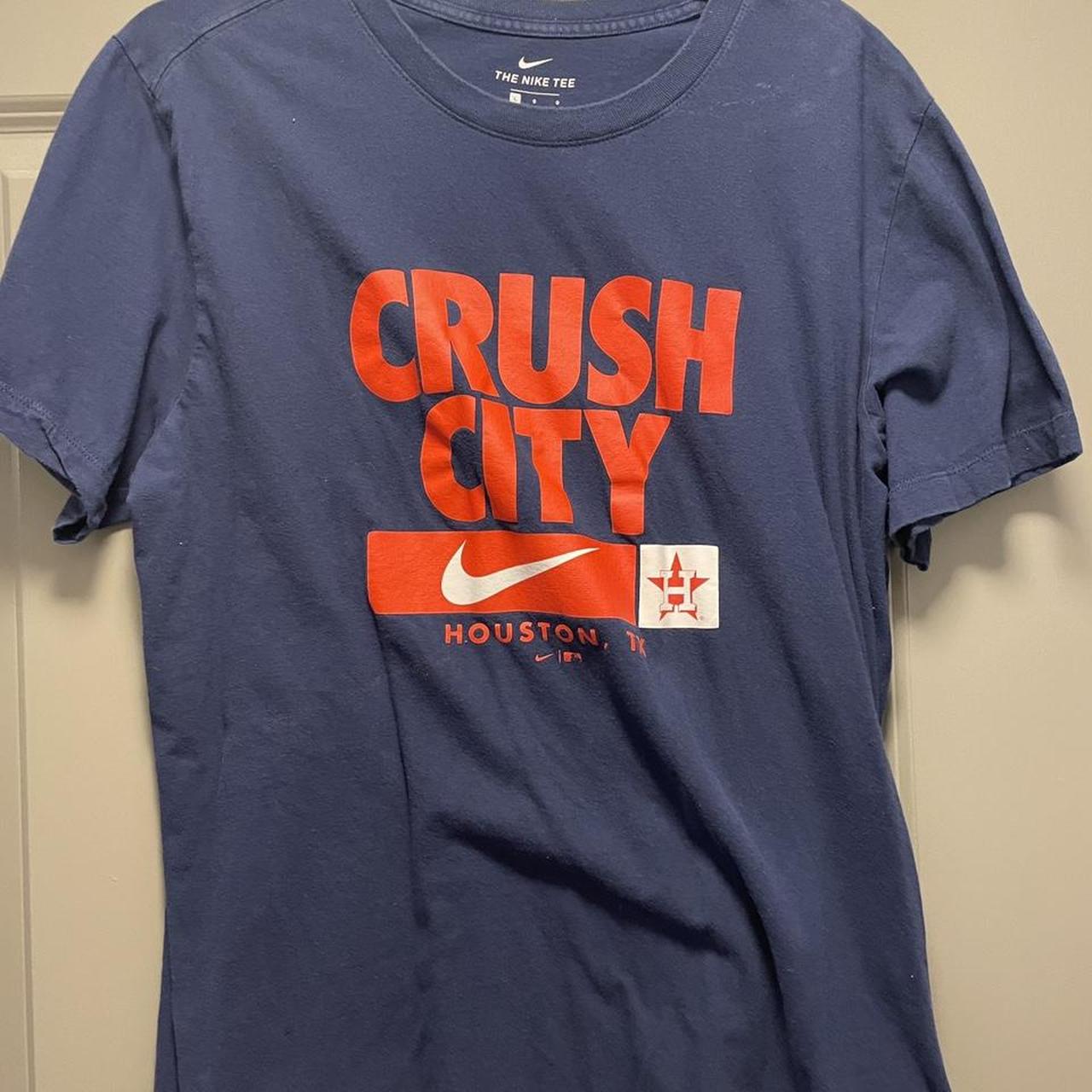 Houston Astros Crush City T Shirt Size XL Orange