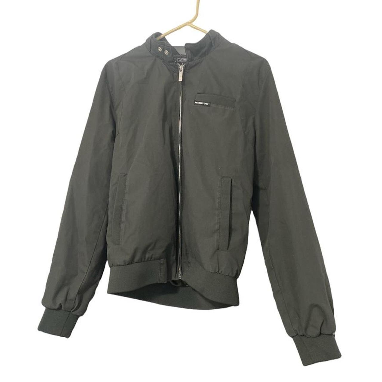 Members Only Women's Grey and Khaki Jacket