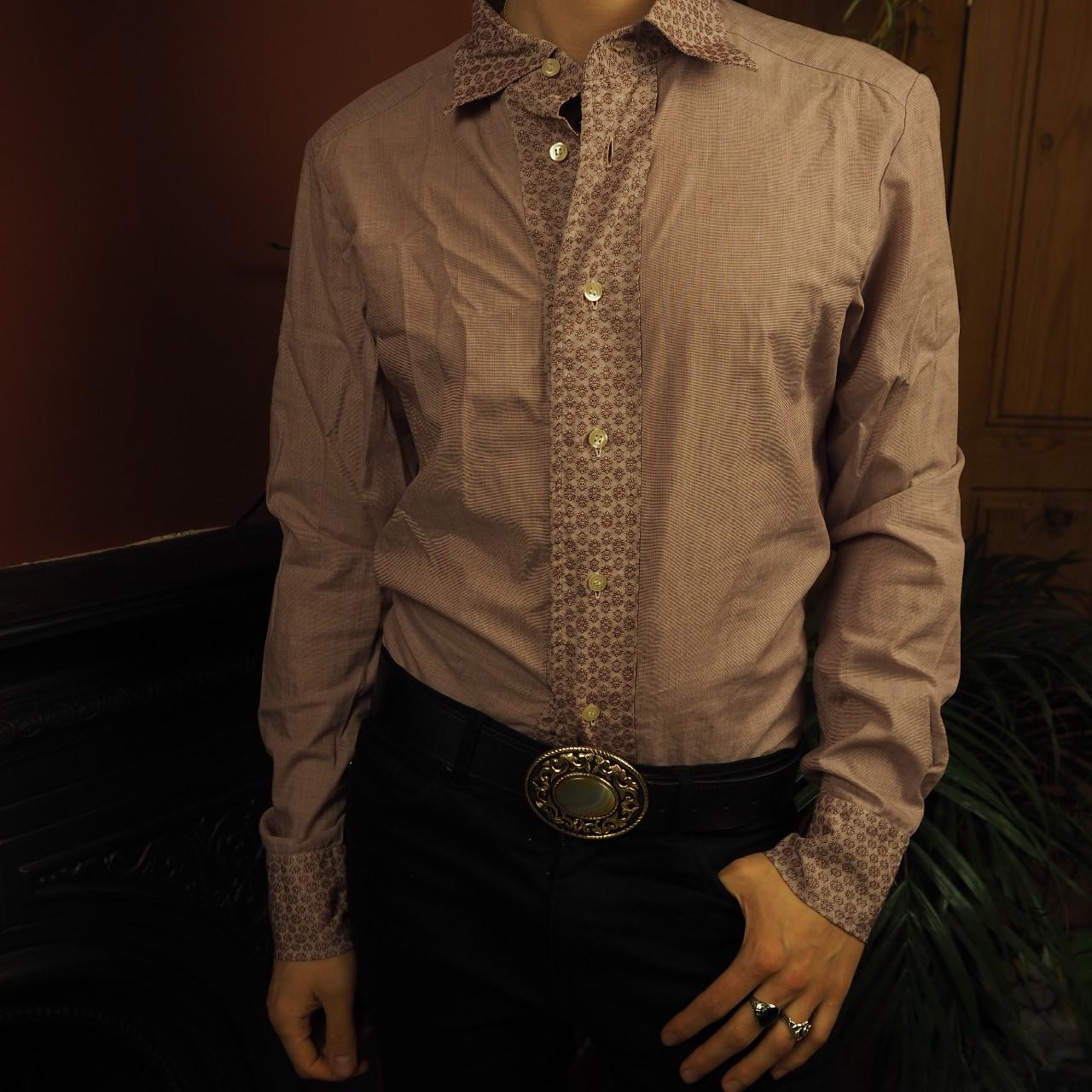 Mens pink summer shirt Medium size but i wear it... Depop