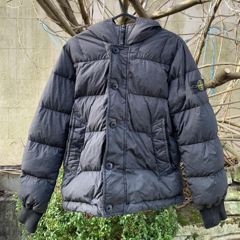 Stone island puffer on sale coat