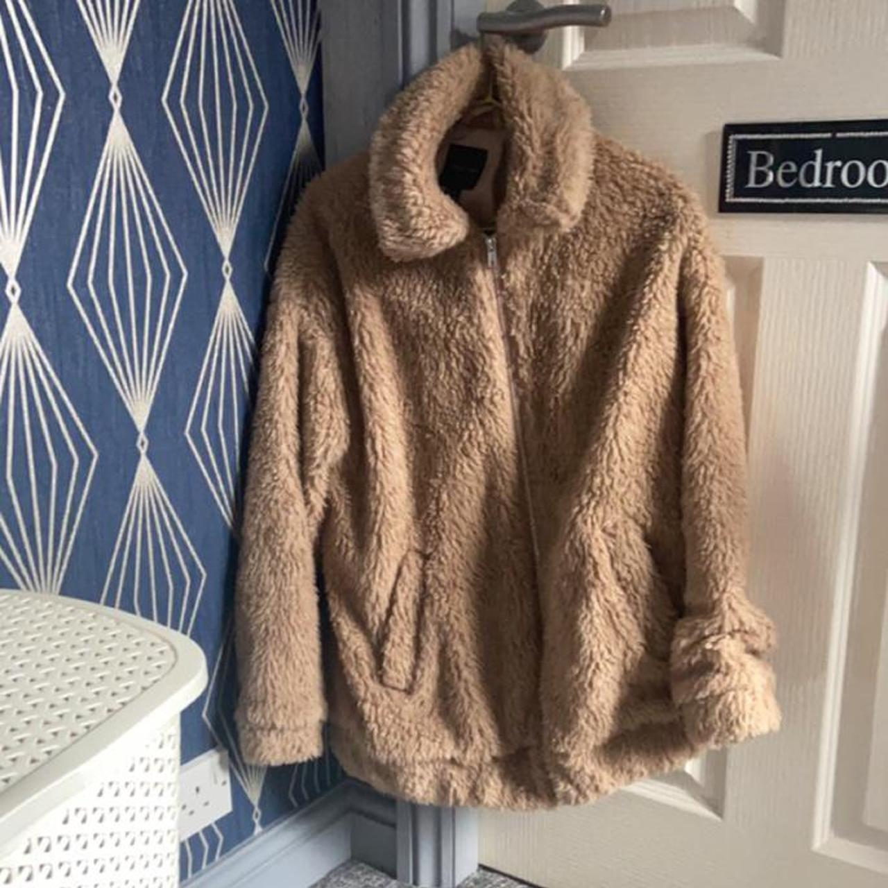 new look teddy bear coat