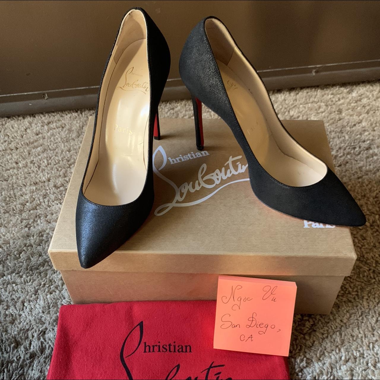 Size 5.5 Christian Louboutin heels. Brand new and - Depop