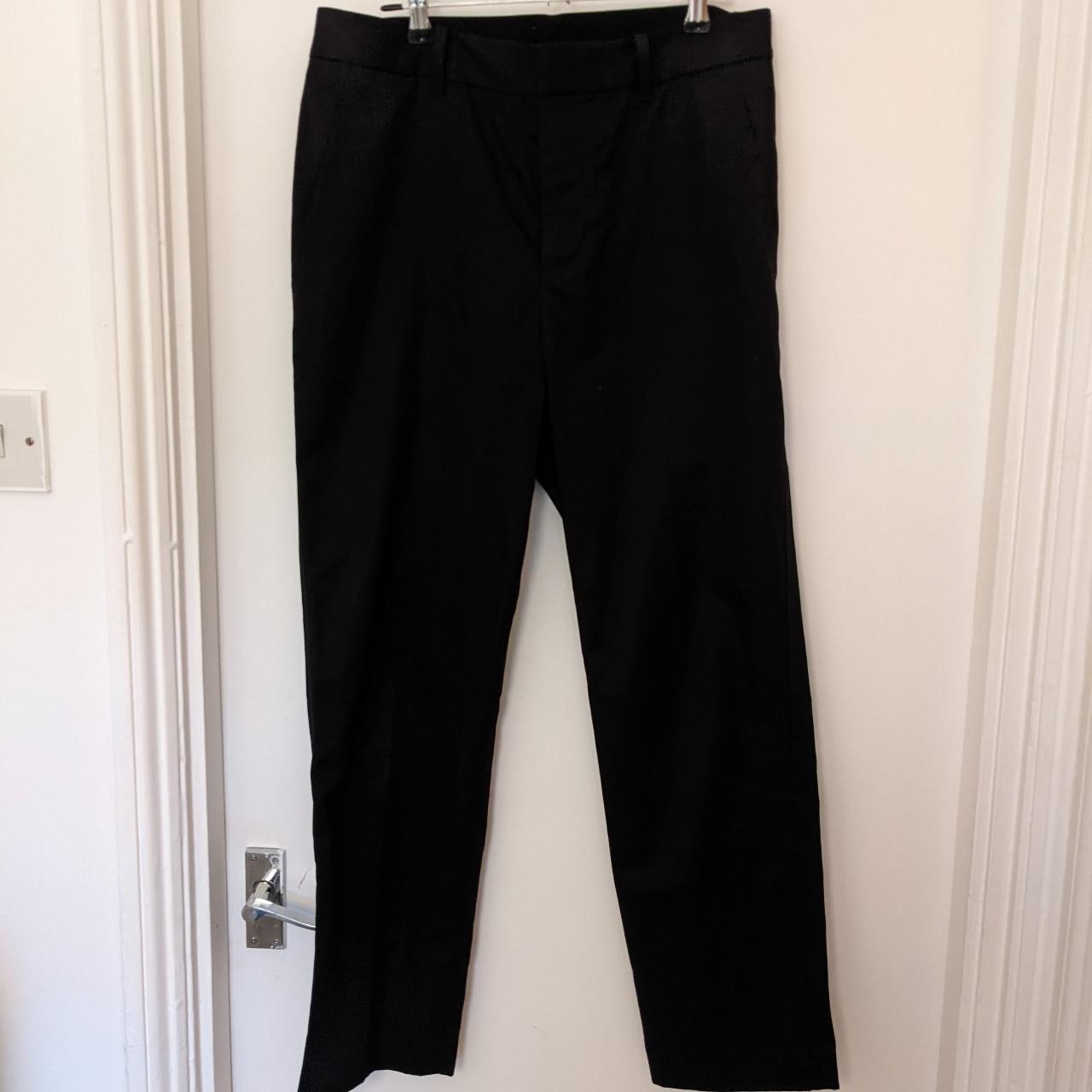 UNIQLO Women's Black Trousers | Depop