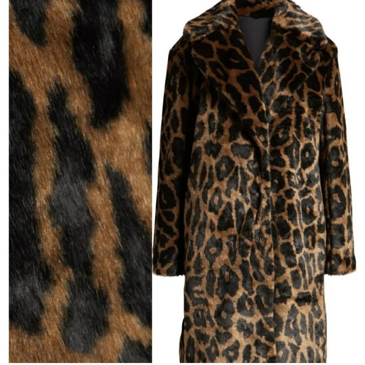 Kendall purchases + Kylie Tiger-Print Faux-Fur Reversible Coat Size XL