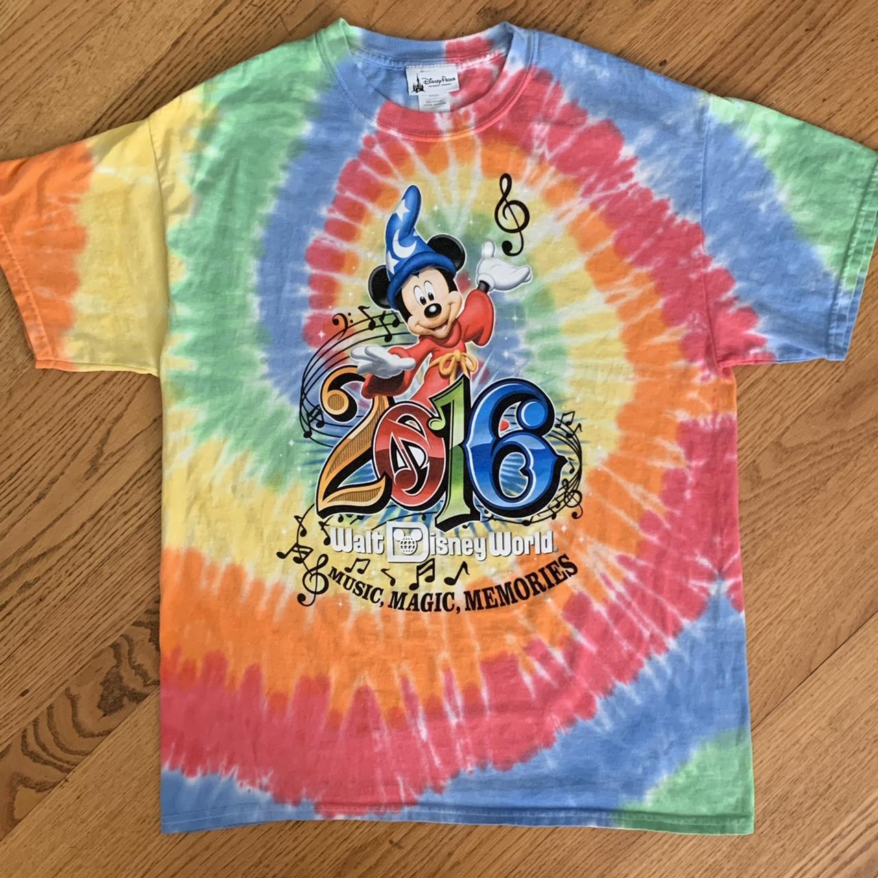 Walt Disney World 16 Tie Dye T Shirt Free Depop