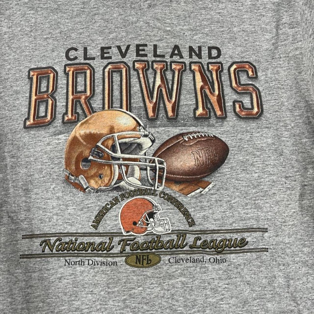 Vintage 90s Cleveland Browns NFL Football Heather - Depop