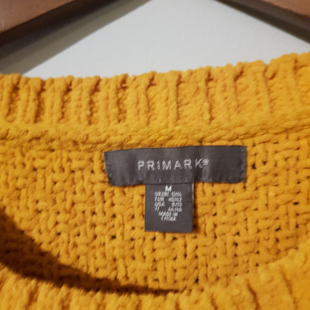 Yellow jumper Primark Size M. Chunky wide knit... Depop