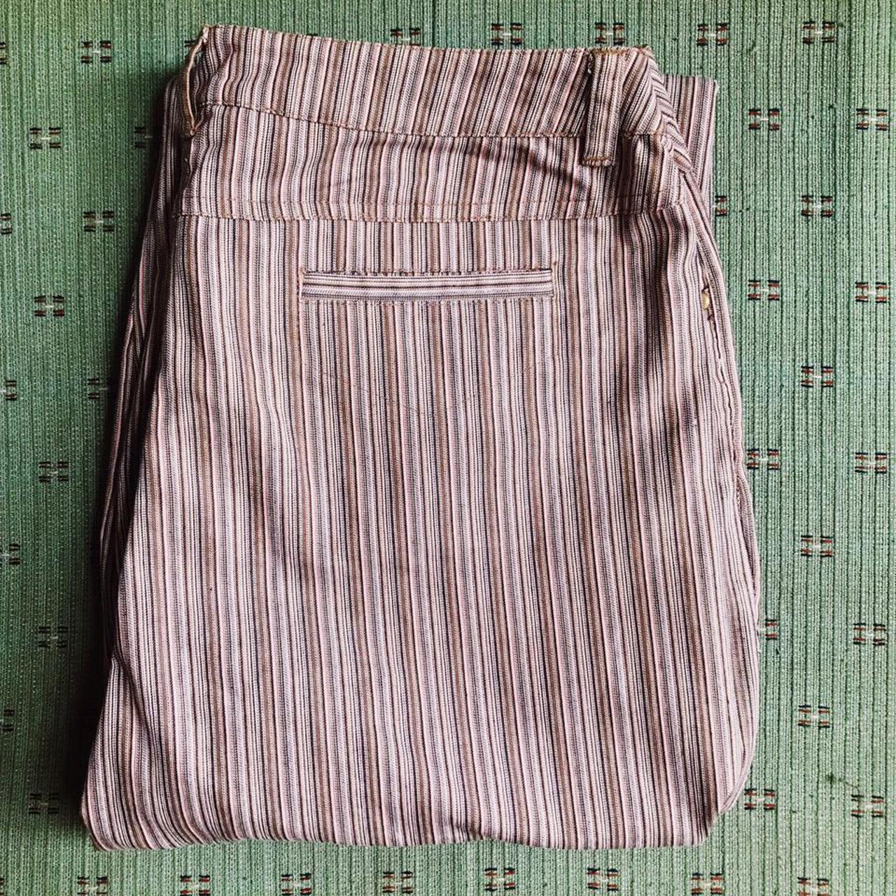vintage MILLERS wide leg pants with pin stripe... - Depop