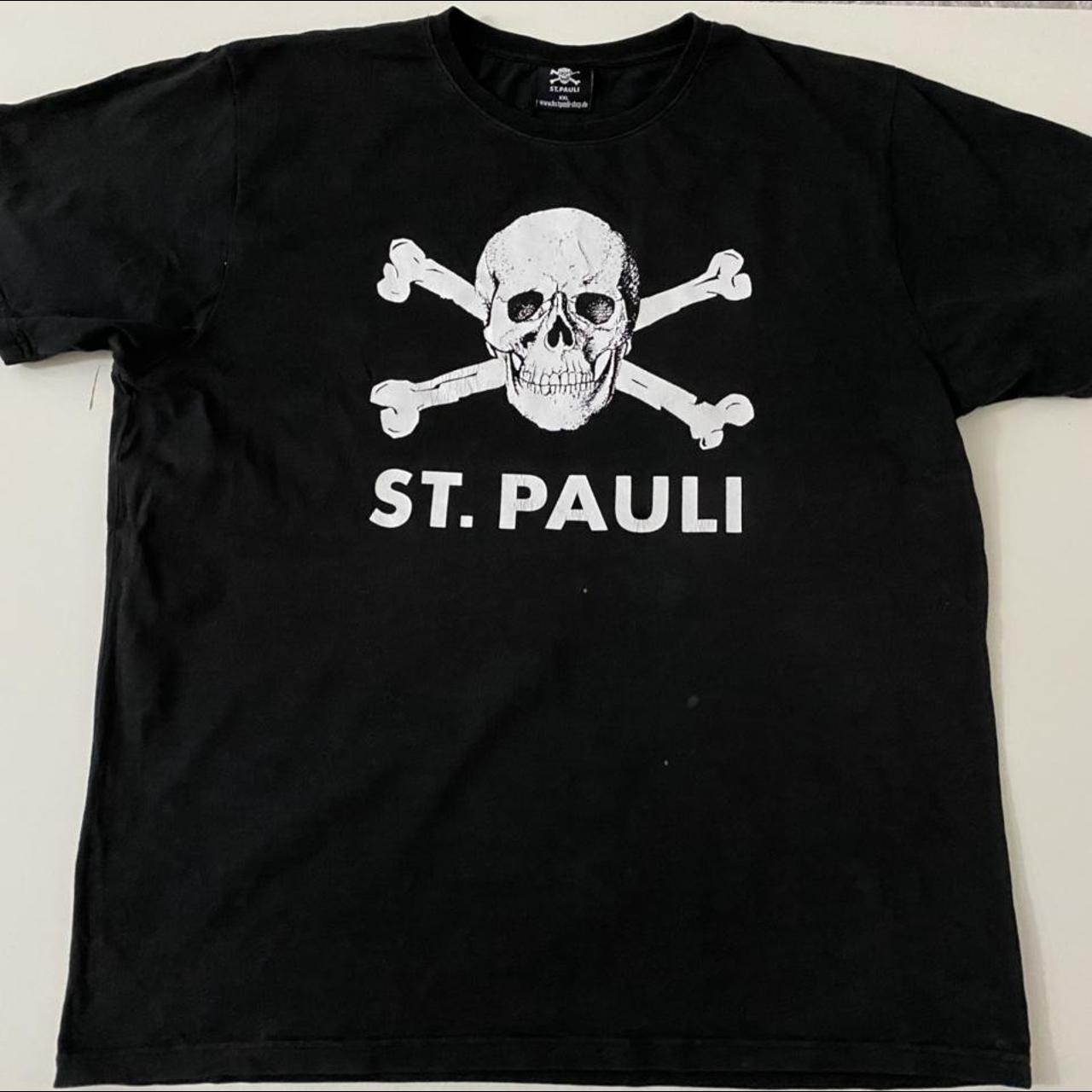 st pauli skull and crossbones t shirt