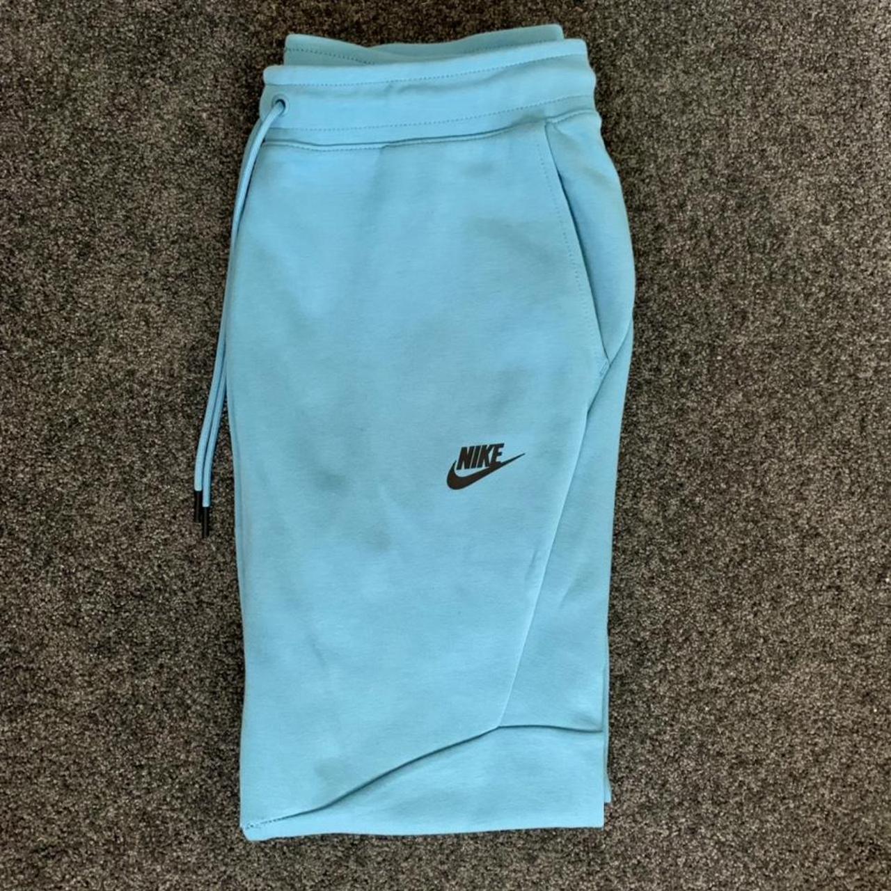 BABY BLUE NIKE TRACKSUIT TECH FLEECE BOTTOMS 🤩... - Depop