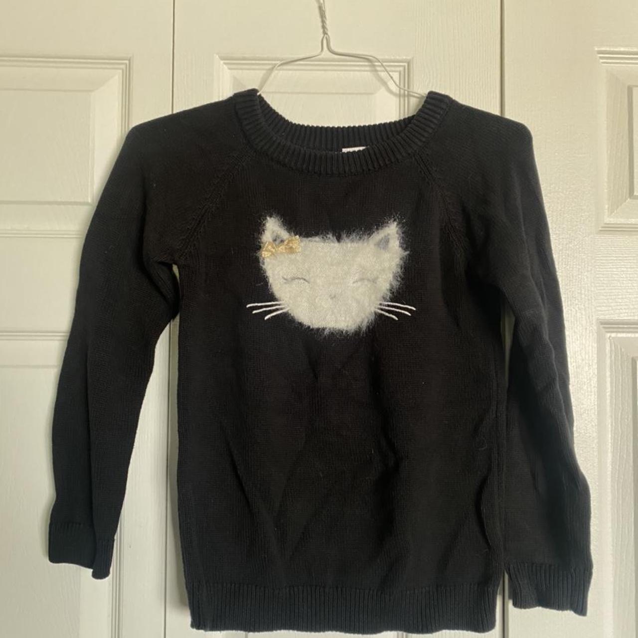fuzzy cat sweater