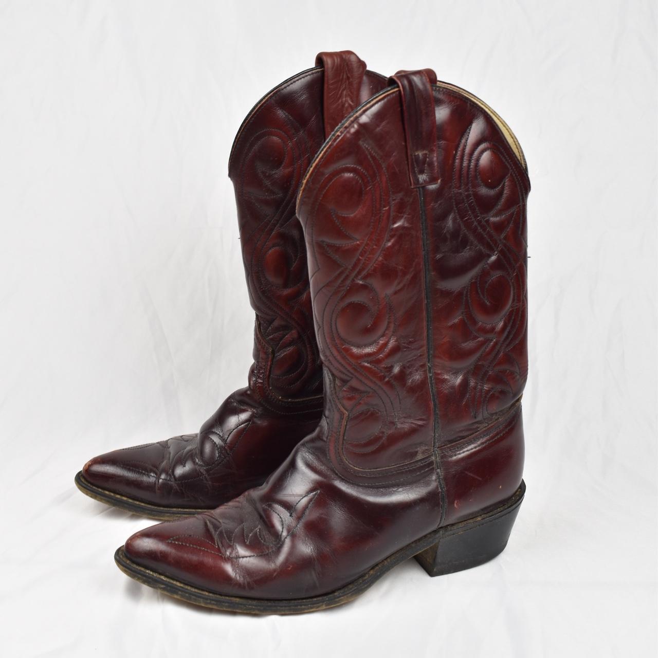 oxblood cowboy boots