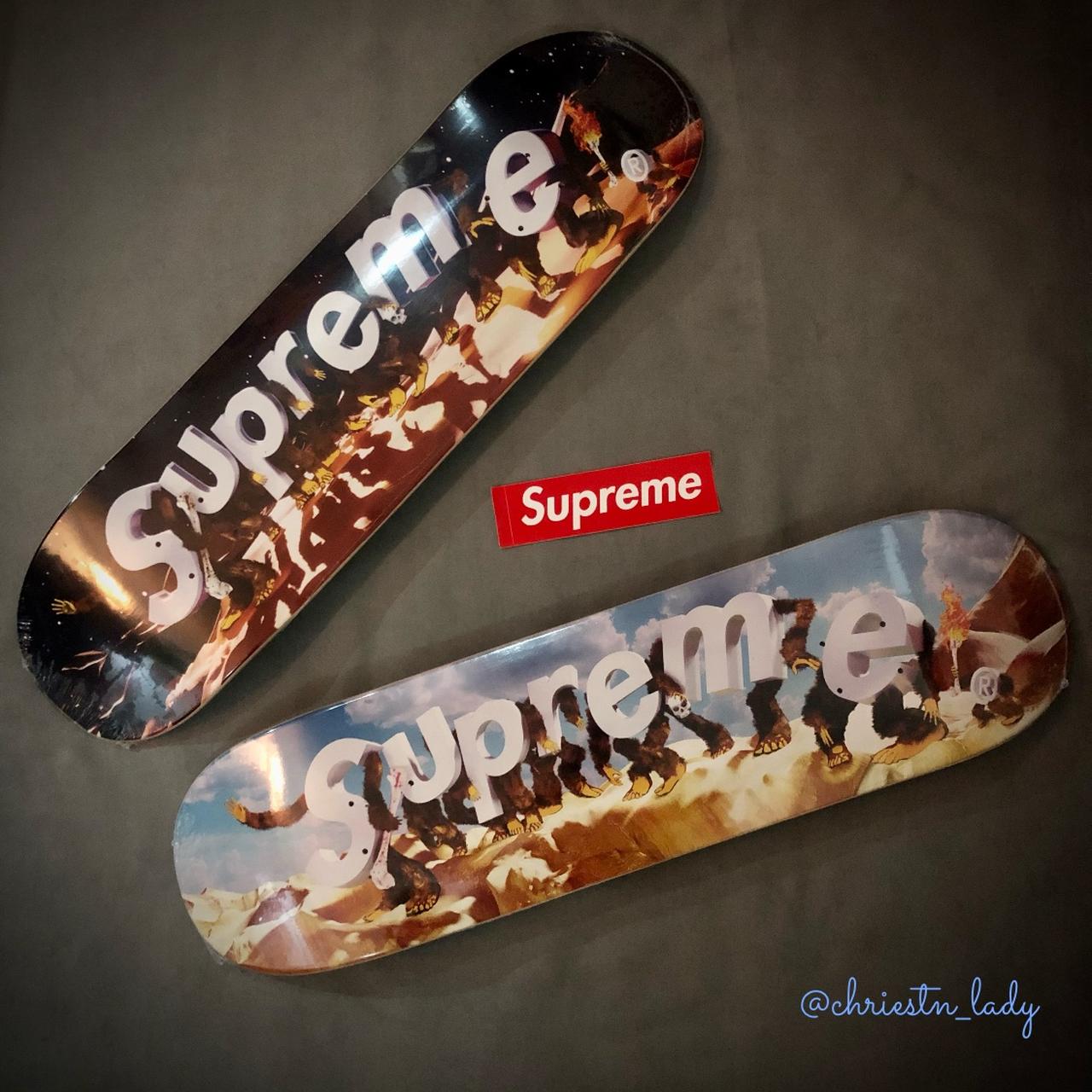 supreme ape skateboard