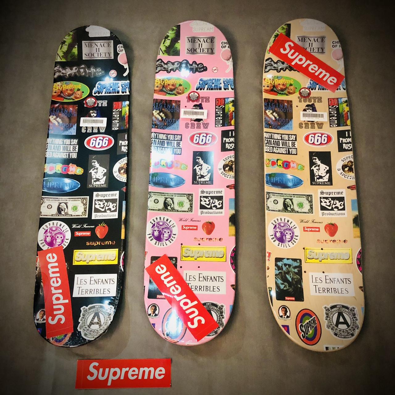 Supreme Skateboard Deck Set “Stickers”, Brand...